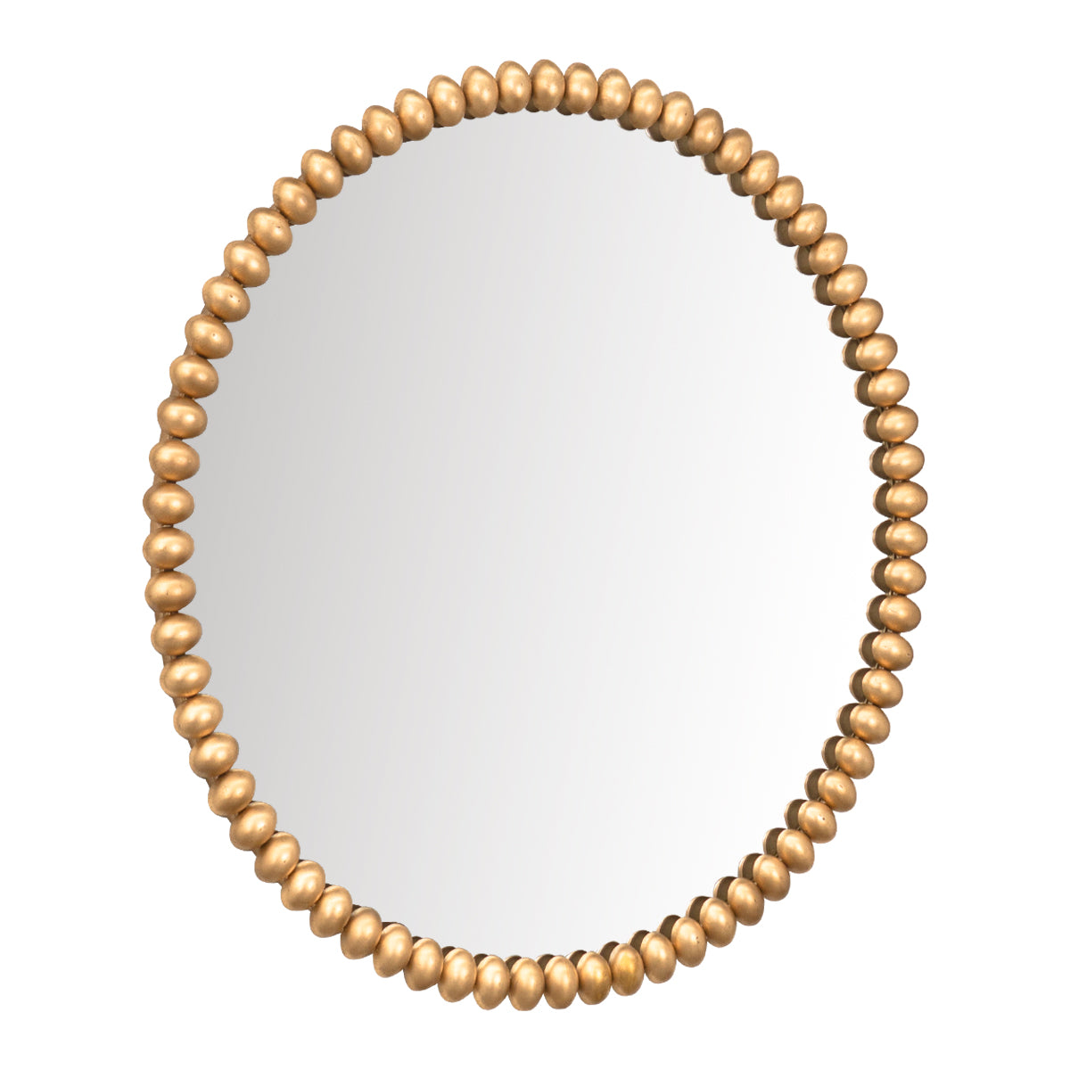 Esme 105x105cm Round Wall Mirror - Gold Leaf