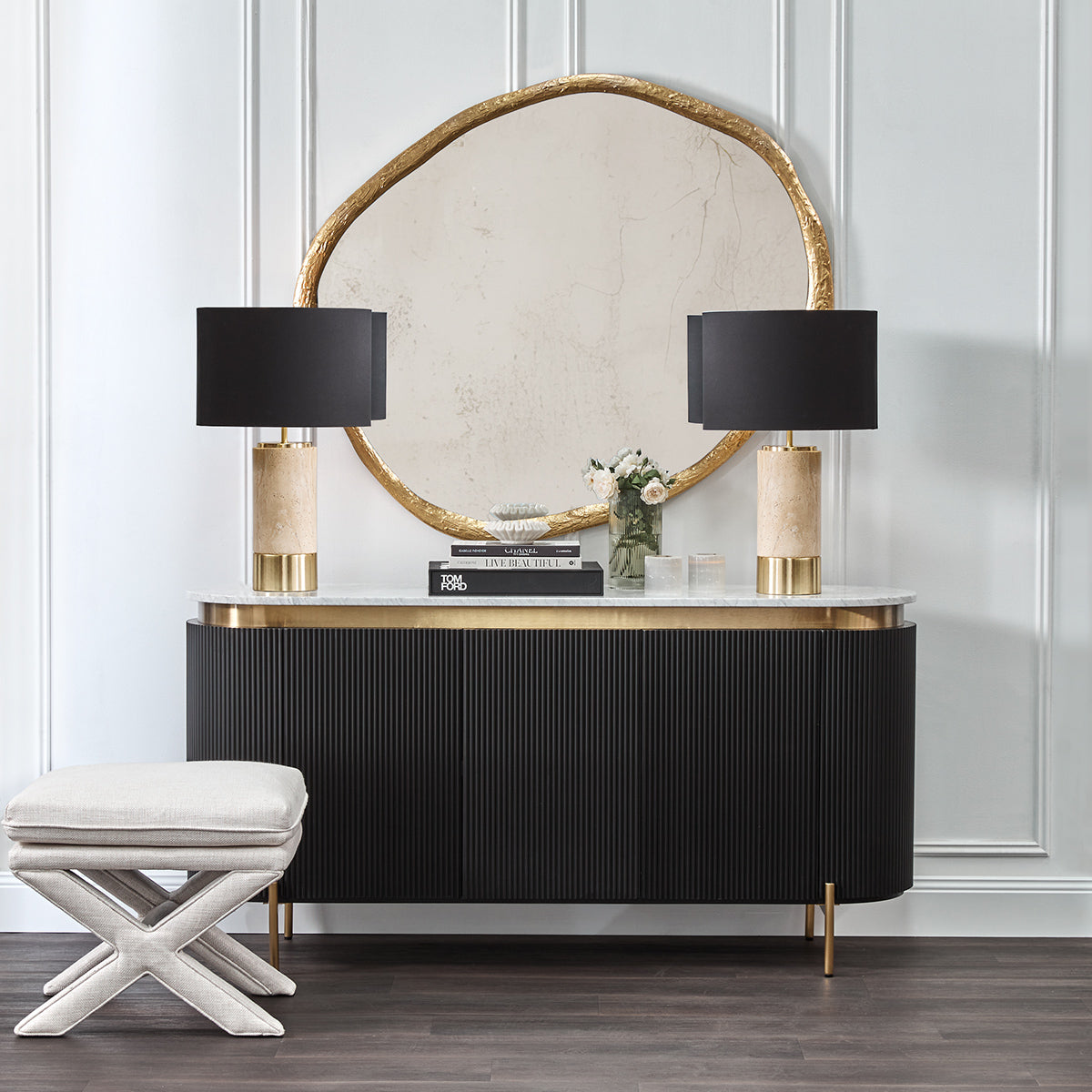 Demarco 160cm Buffet - Black