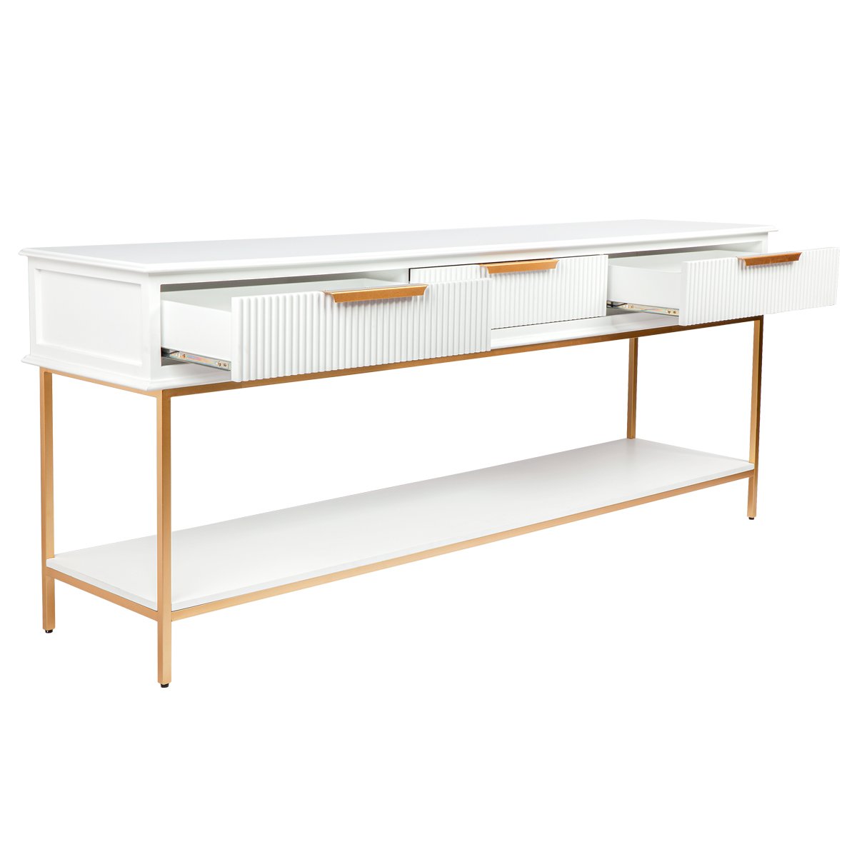 Aimee 200cm Console Table - White