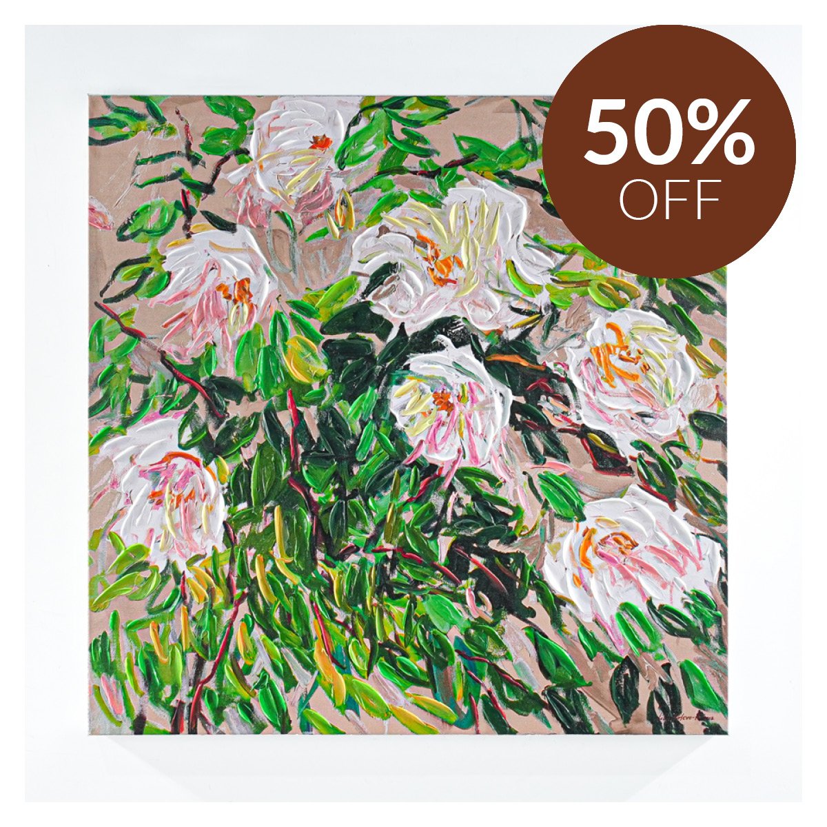 Blooms Enhanced Canvas Print