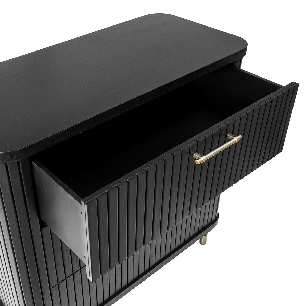 Sophia 96cm 3 Drawer Chest - Black