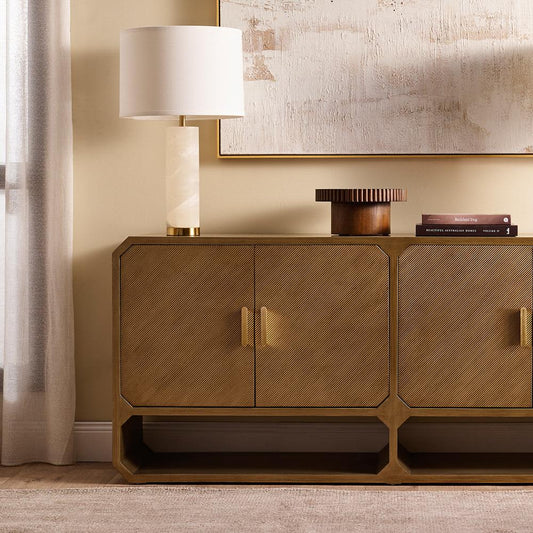 Blythe Footed Bowl - Large Dark Brown