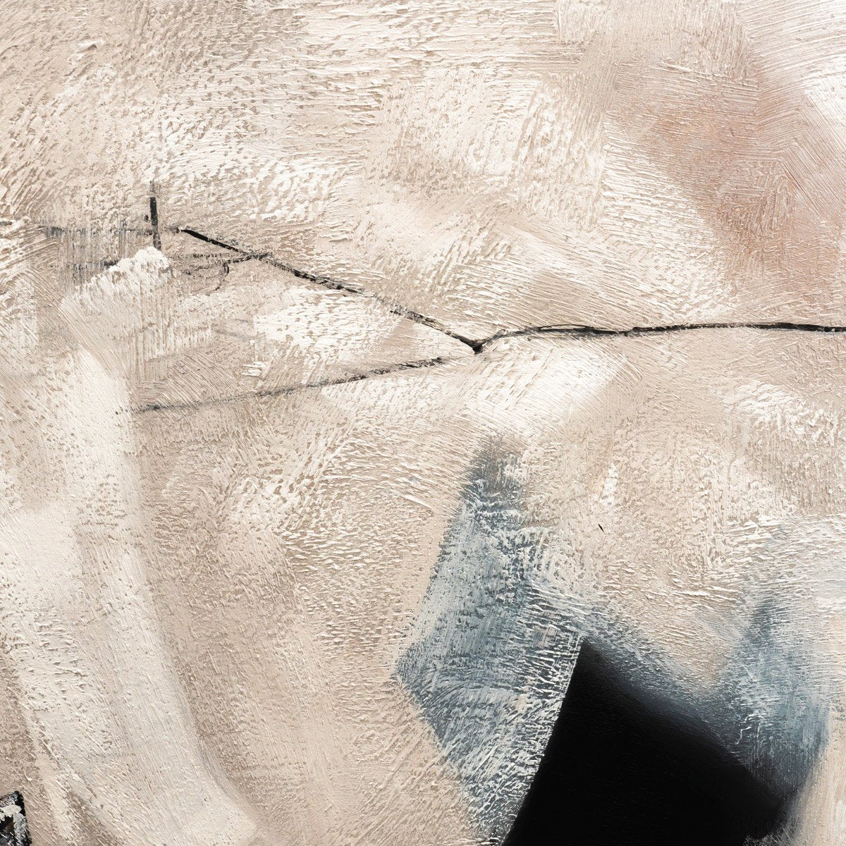 Tonal Retreat Oil On Canvas Painting - Large