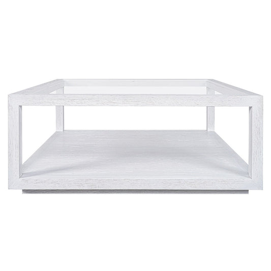 Sadie Oak Square Coffee Table - White