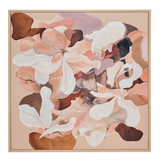 Wild Blush Series I 100x100cm Canvas Painting