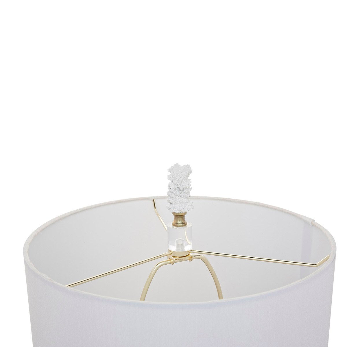 Daphne Table Drum Shade - White
