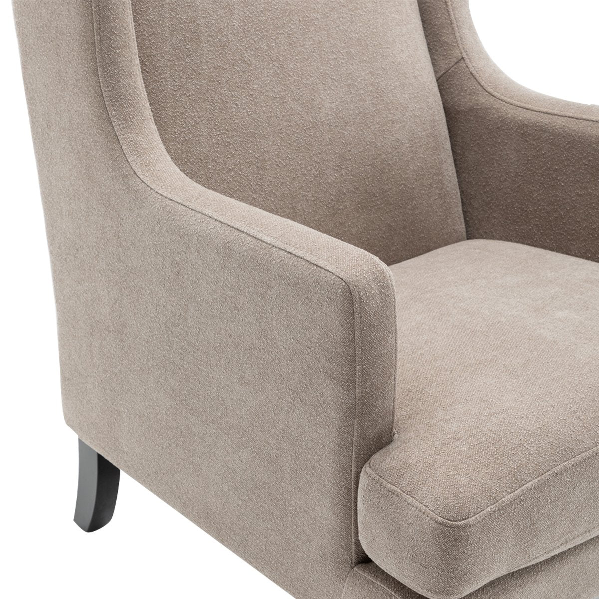 Gable Arm Chair Chair - Beige Chenille