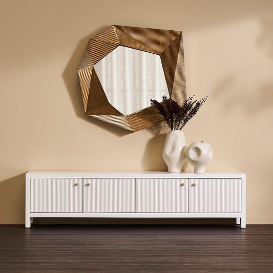 Ariana Entertainment Unit - Large White