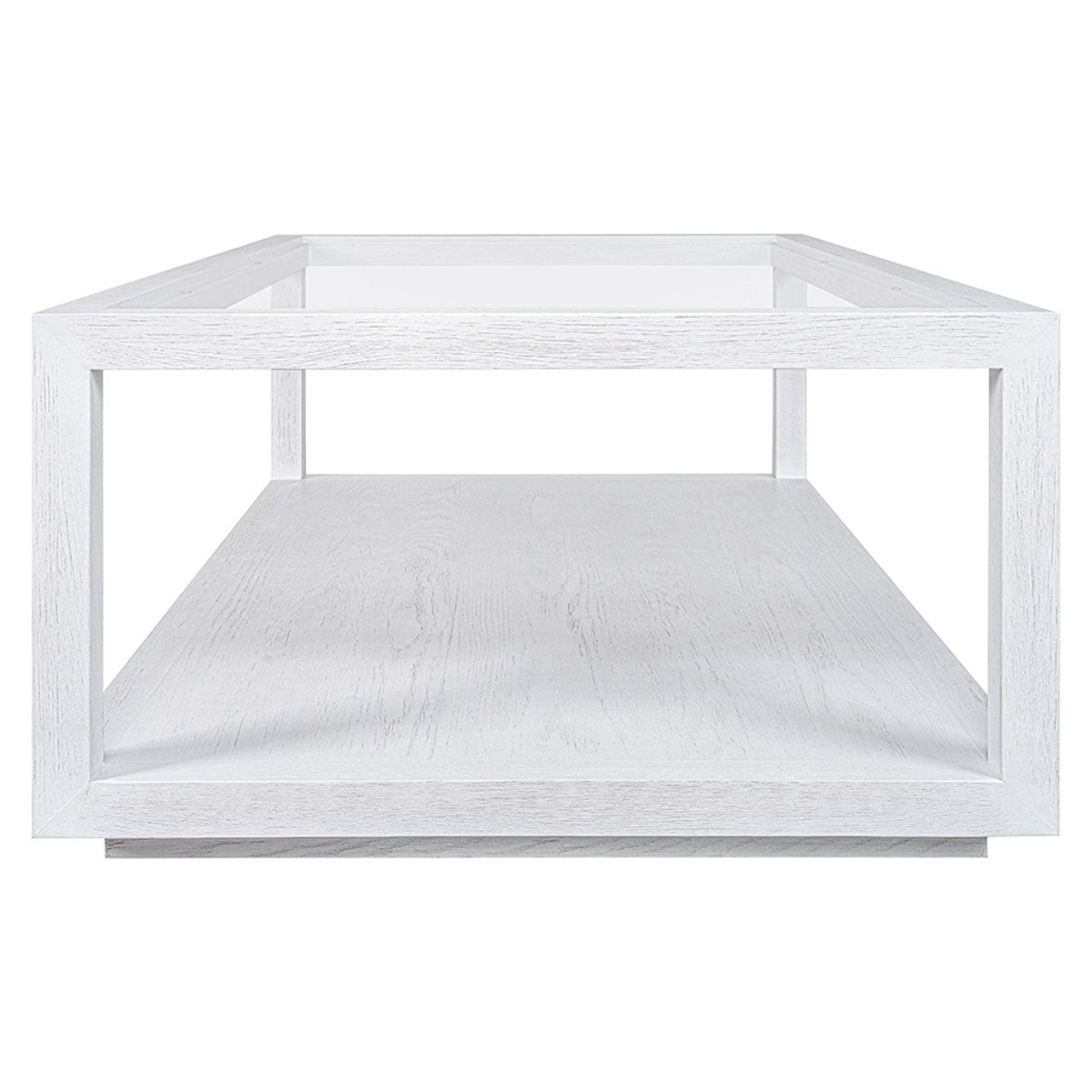 Sadie Oak Rectangle Coffee Table - White