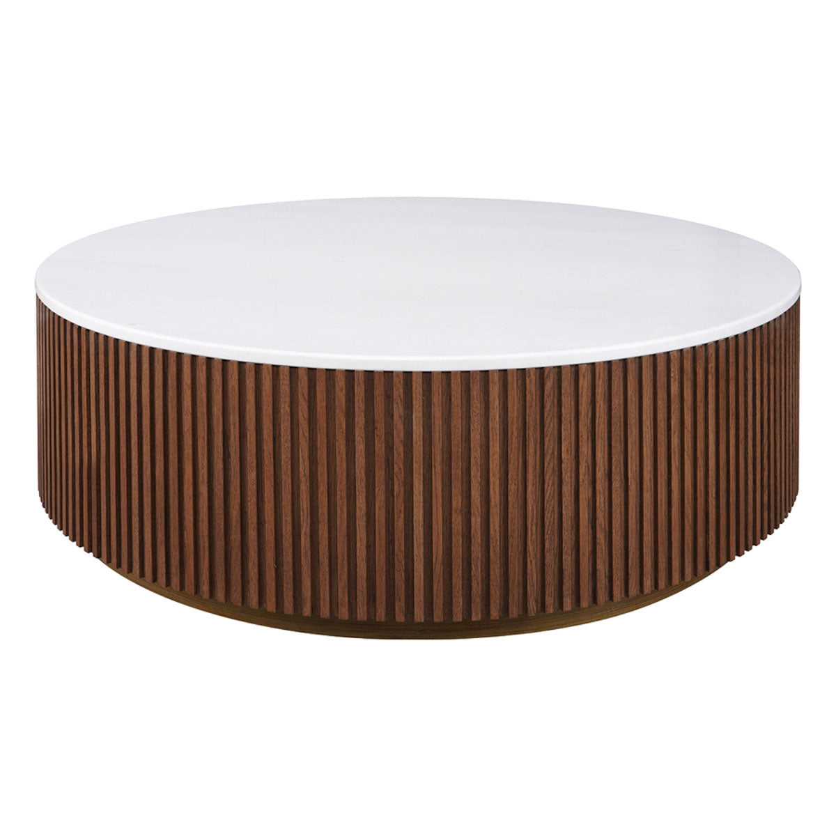 Mason Round Coffee Table - Large Walnut