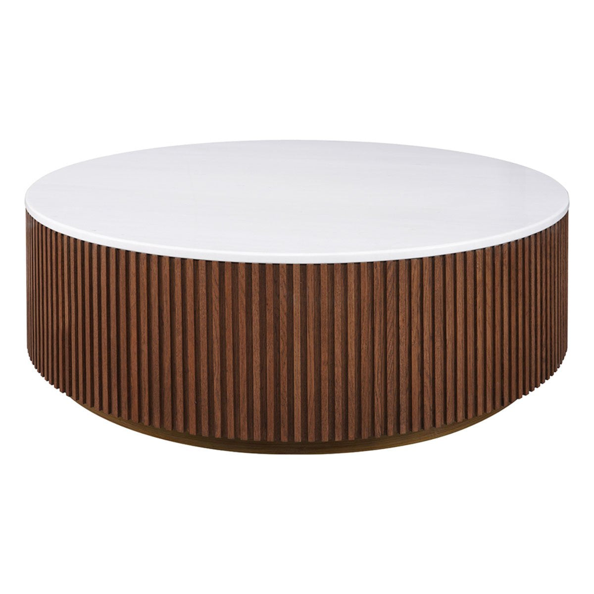 Mason Round Coffee Table - Large Walnut