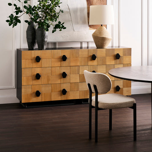 Stuart Dining Chair - Speckle Ecru