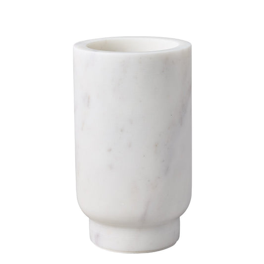 Aries Marble Vase - Small White