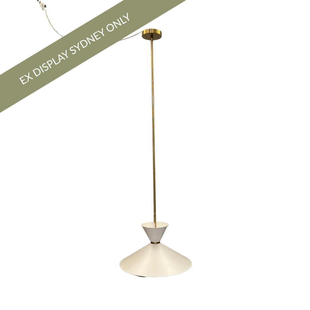 Oslo Pendant - Large White - OUTLET NSW