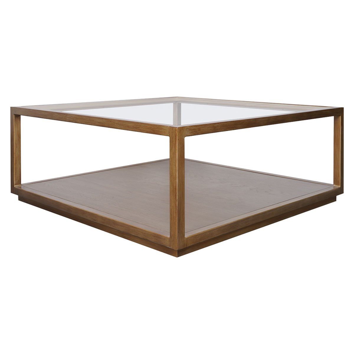 Sadie Square Coffee Table - Antique Gold