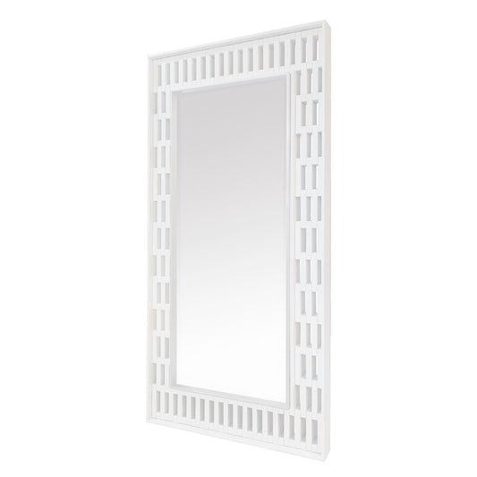 Appin Floor Mirror - White