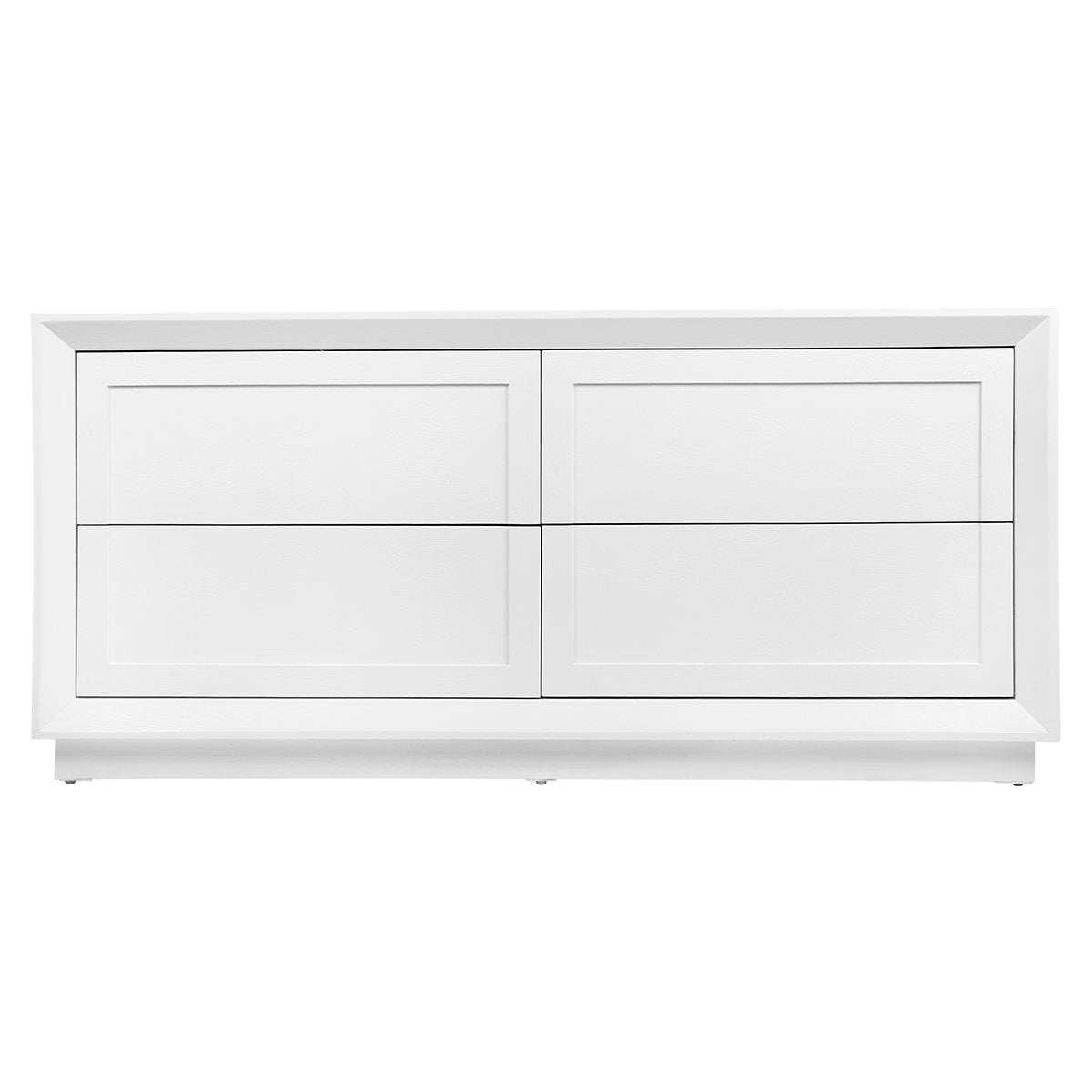 Balmain 4 Drawer Chest - White