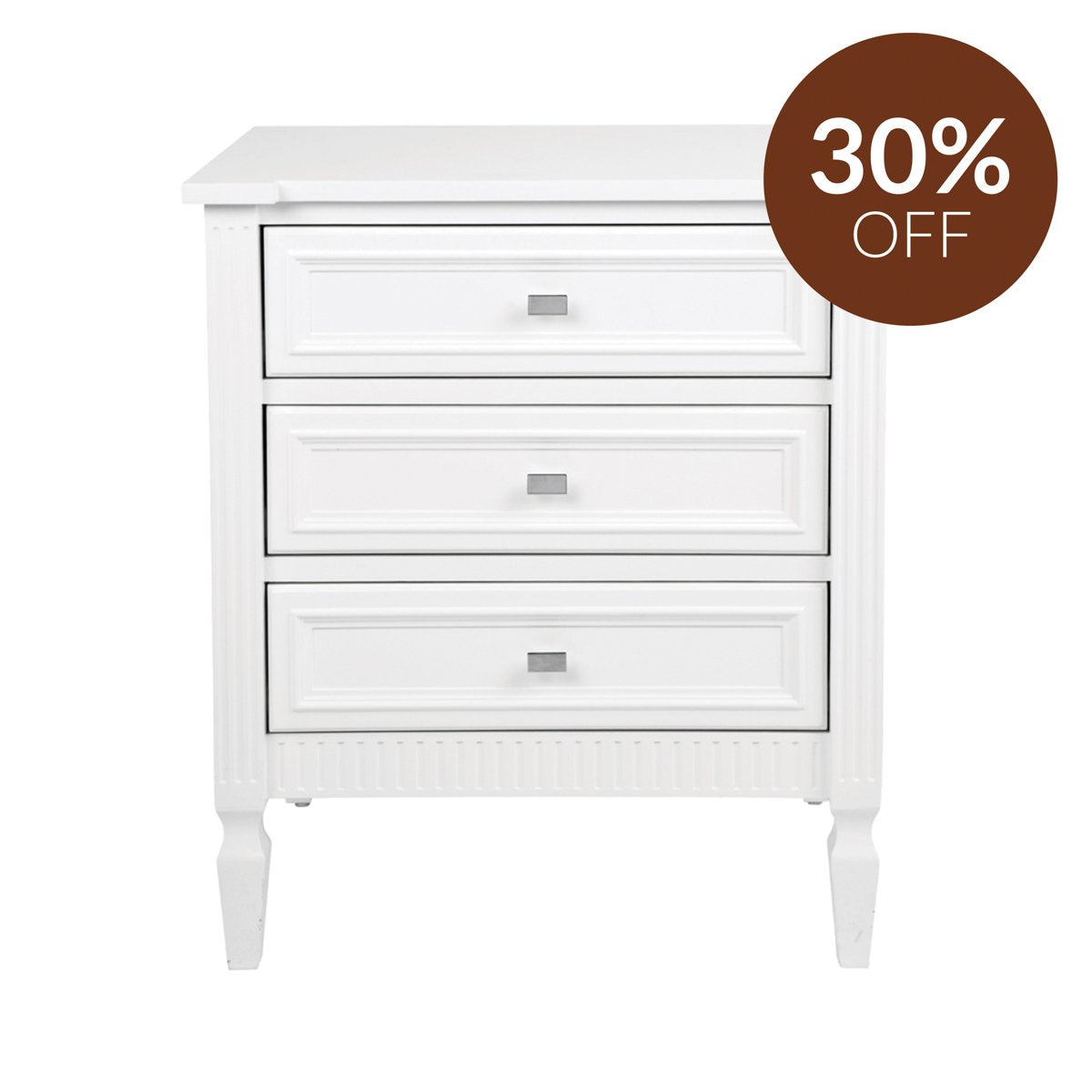 Merci Bedside Table - Large White