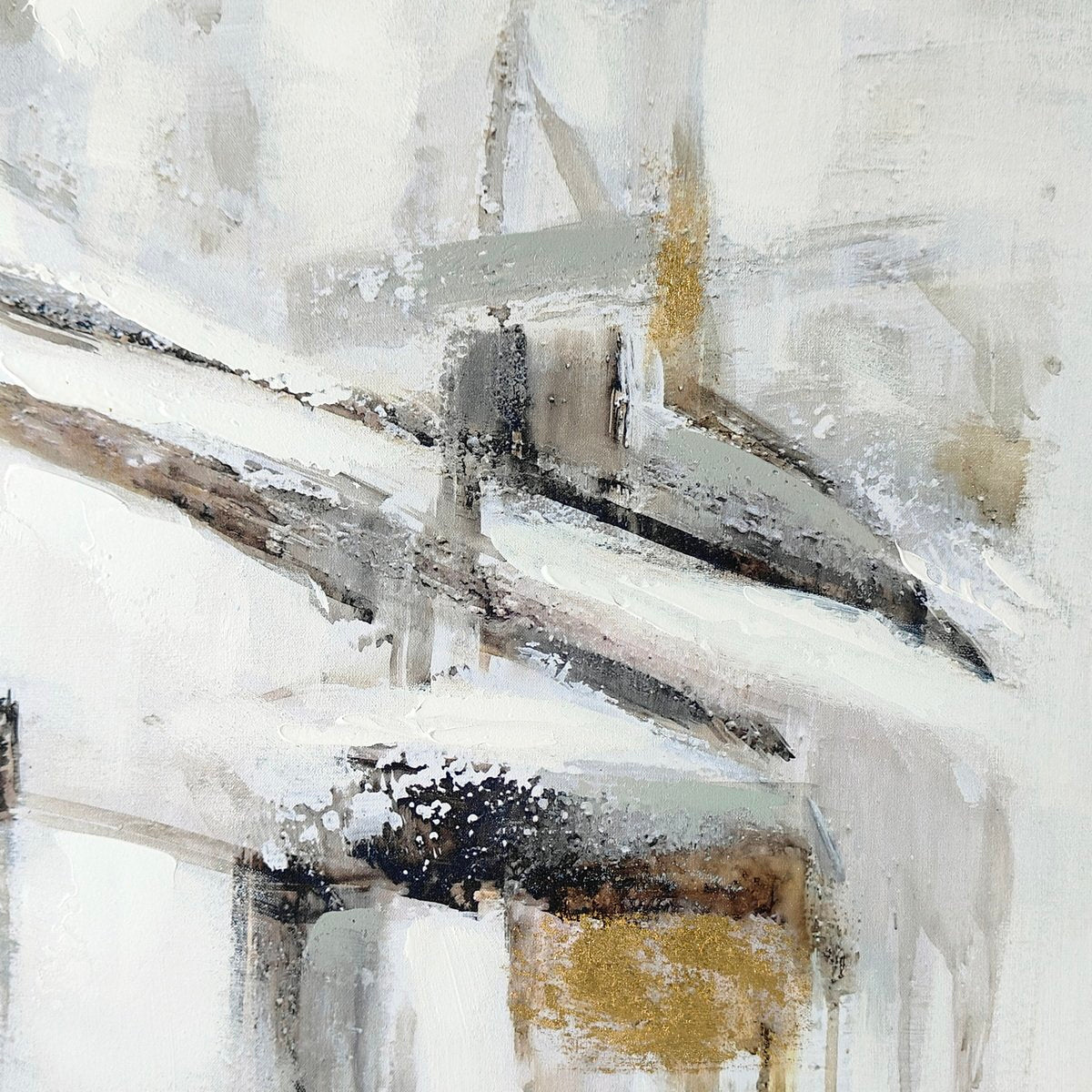Serene Moments Series II 105x105cm Enhanced Canvas Print