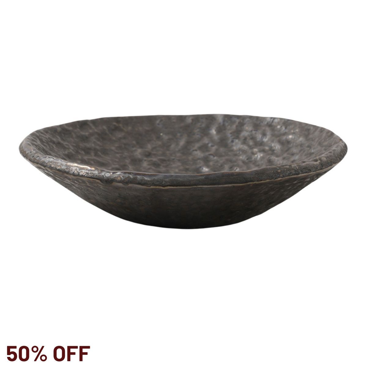 Fern Porcelain Bowl - Pewter