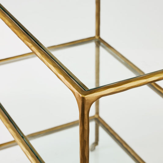 Heston Glass Bar Cart
