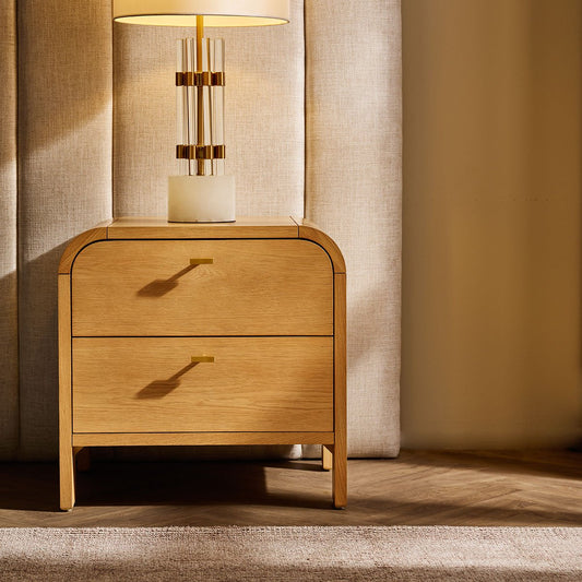 Chisholm Bedside Table - Natural Oak