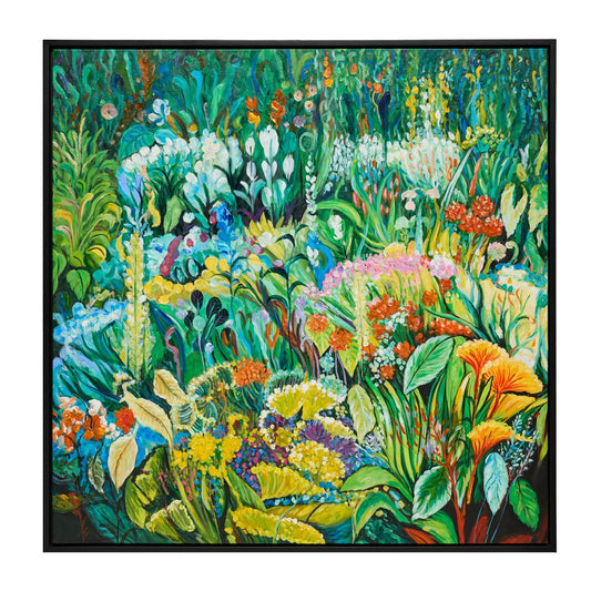 Le Fluers 100x100cm Oil On Canvas Painting