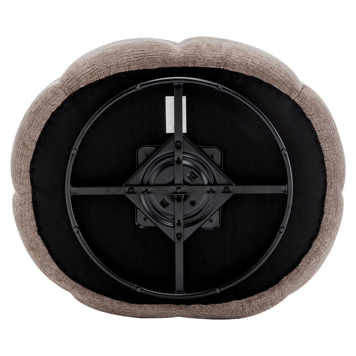 Avalon Swivel Occasional Chair - Mink Chenille