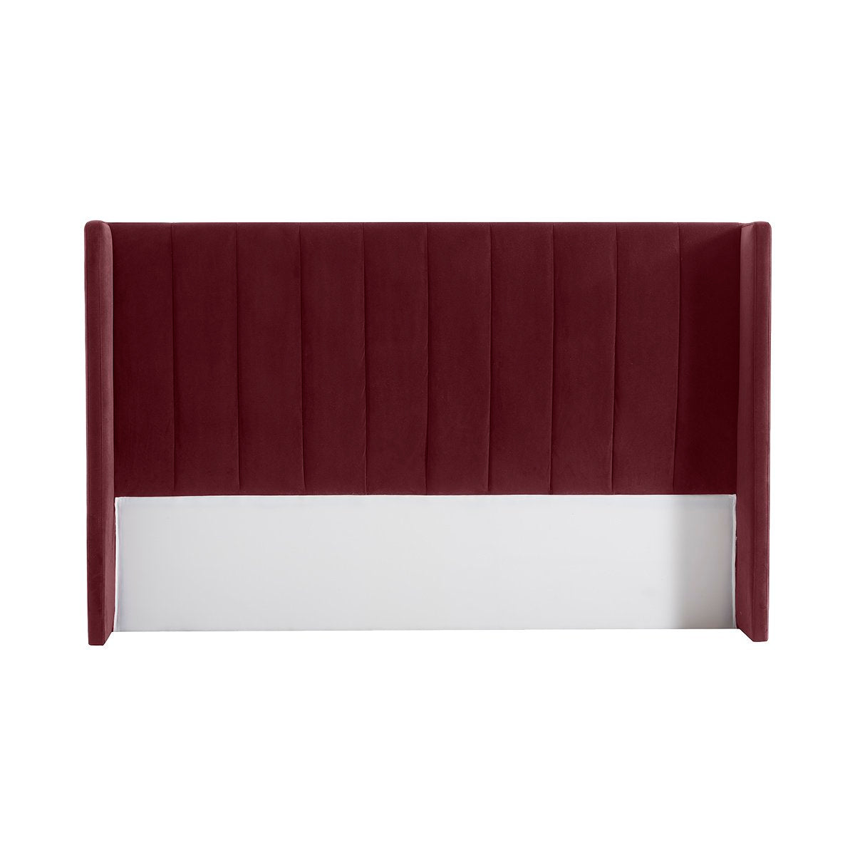 Central Park Queen Bedhead - Wine Velvet
