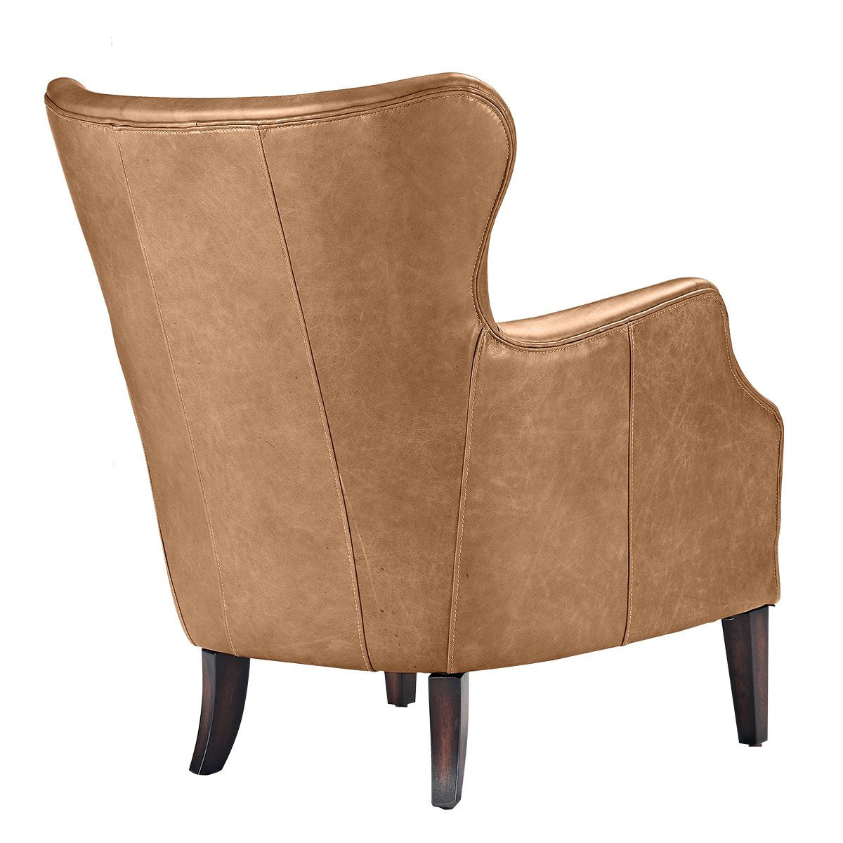 Marlon Arm Chair - Light Brown Leather