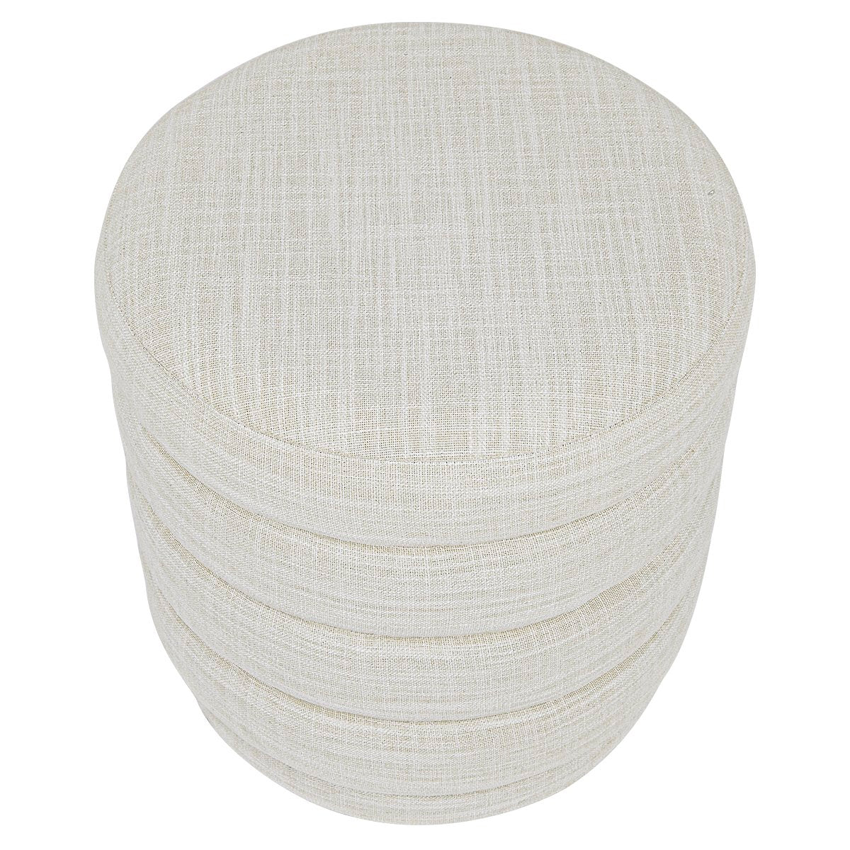Demi Stool - Off White Linen