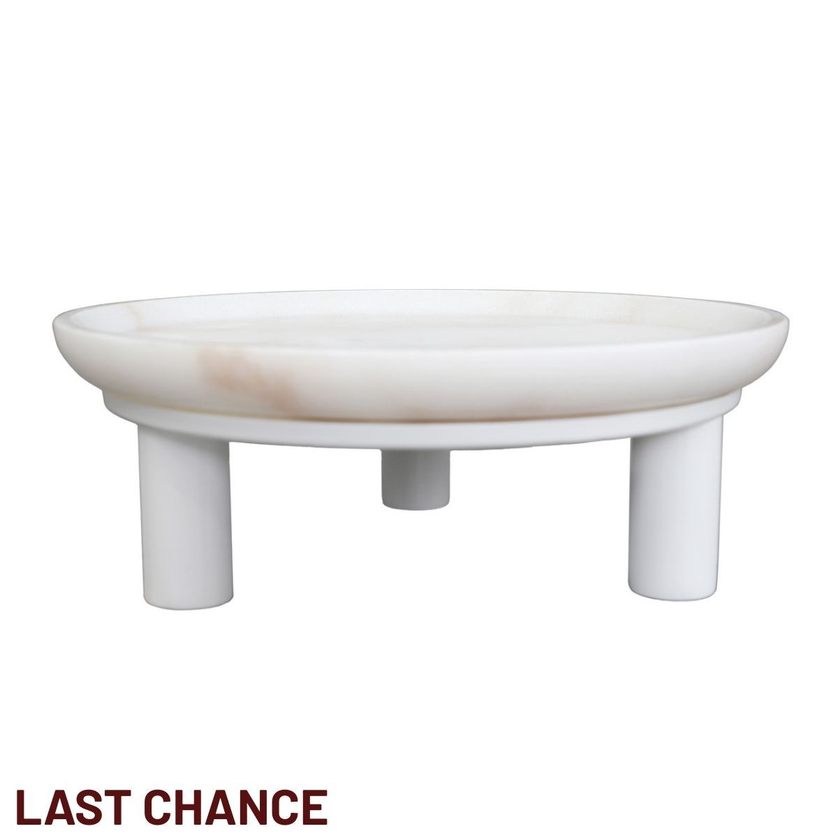 Eileen Footed Bowl - Small White