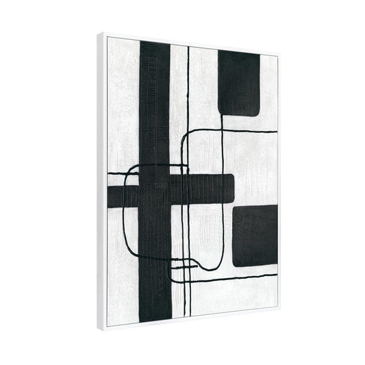 Dark Geometry Series II 90x120cm Canvas Painting