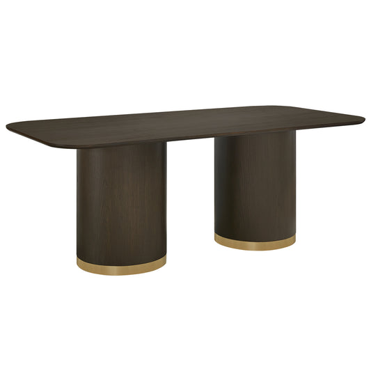 Eli Rectangular Dining Table - 2m Smoked Oak