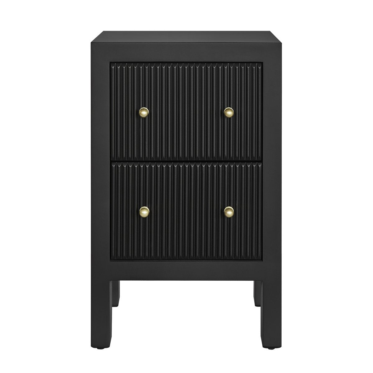Ariana Bedside Table - Petite Black