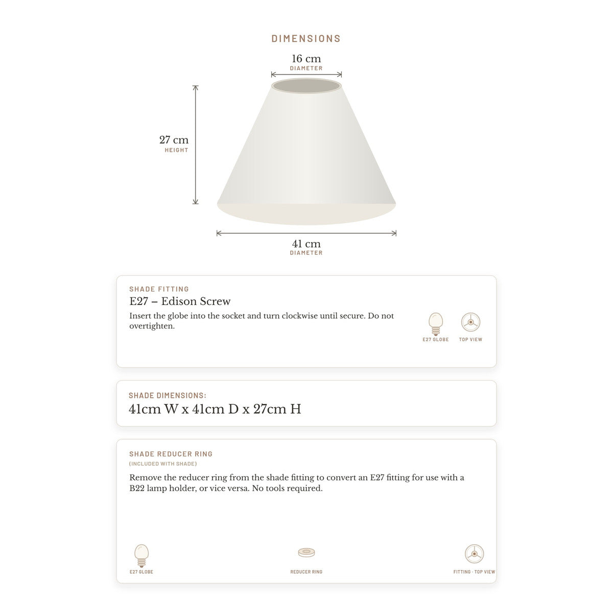 Messina Empire Shade - Medium White - Bulk Buy Qty 5