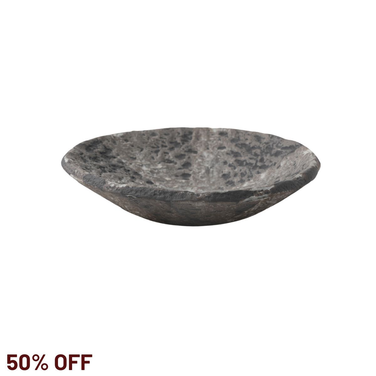 Fern Porcelain Bowl - Grey