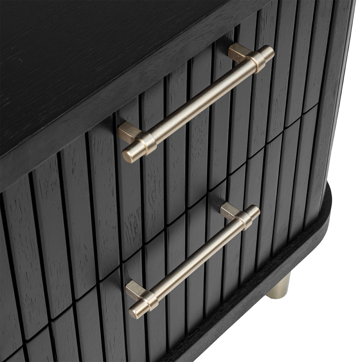 Sophia Bedside Table - Black Set of 2