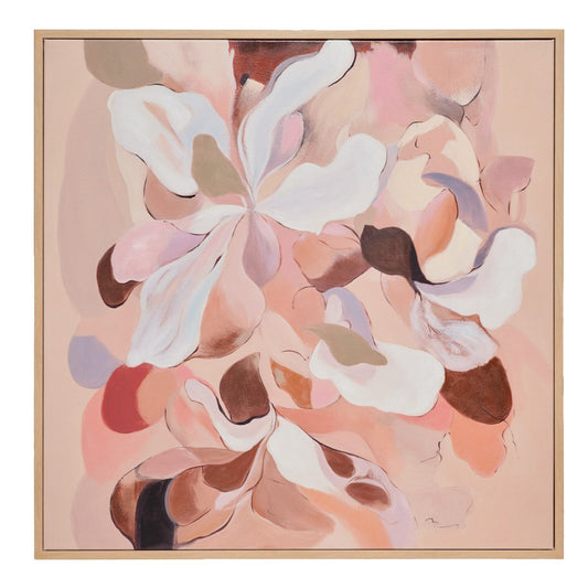 Wild Blush Series II 100x100cm Canvas Painting