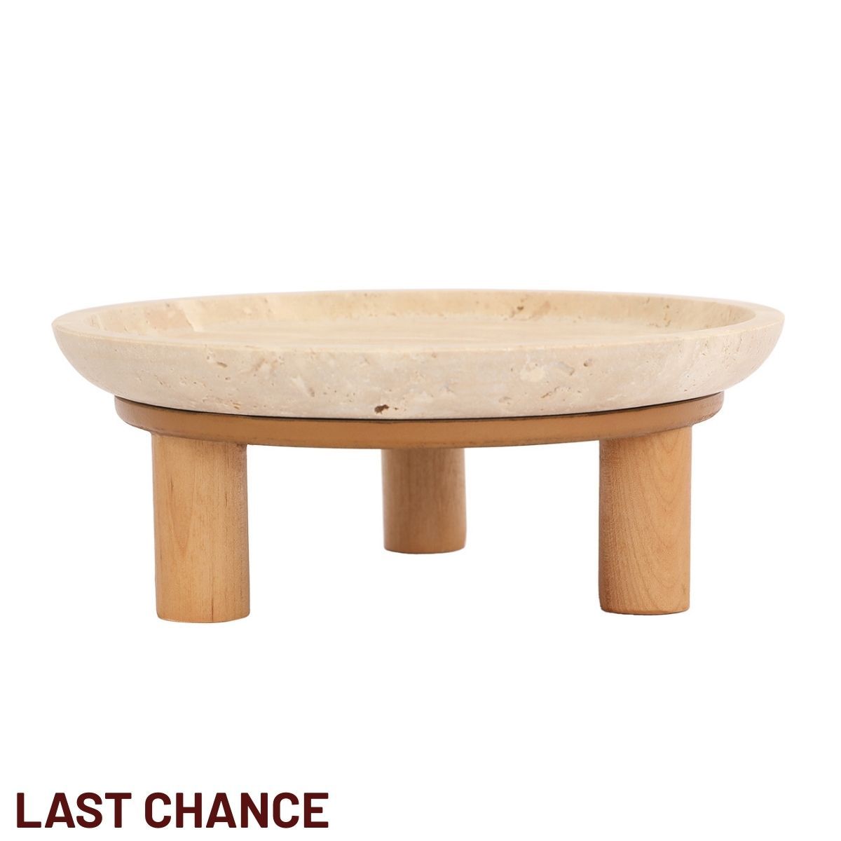 Eileen Footed Bowl - Small Natural