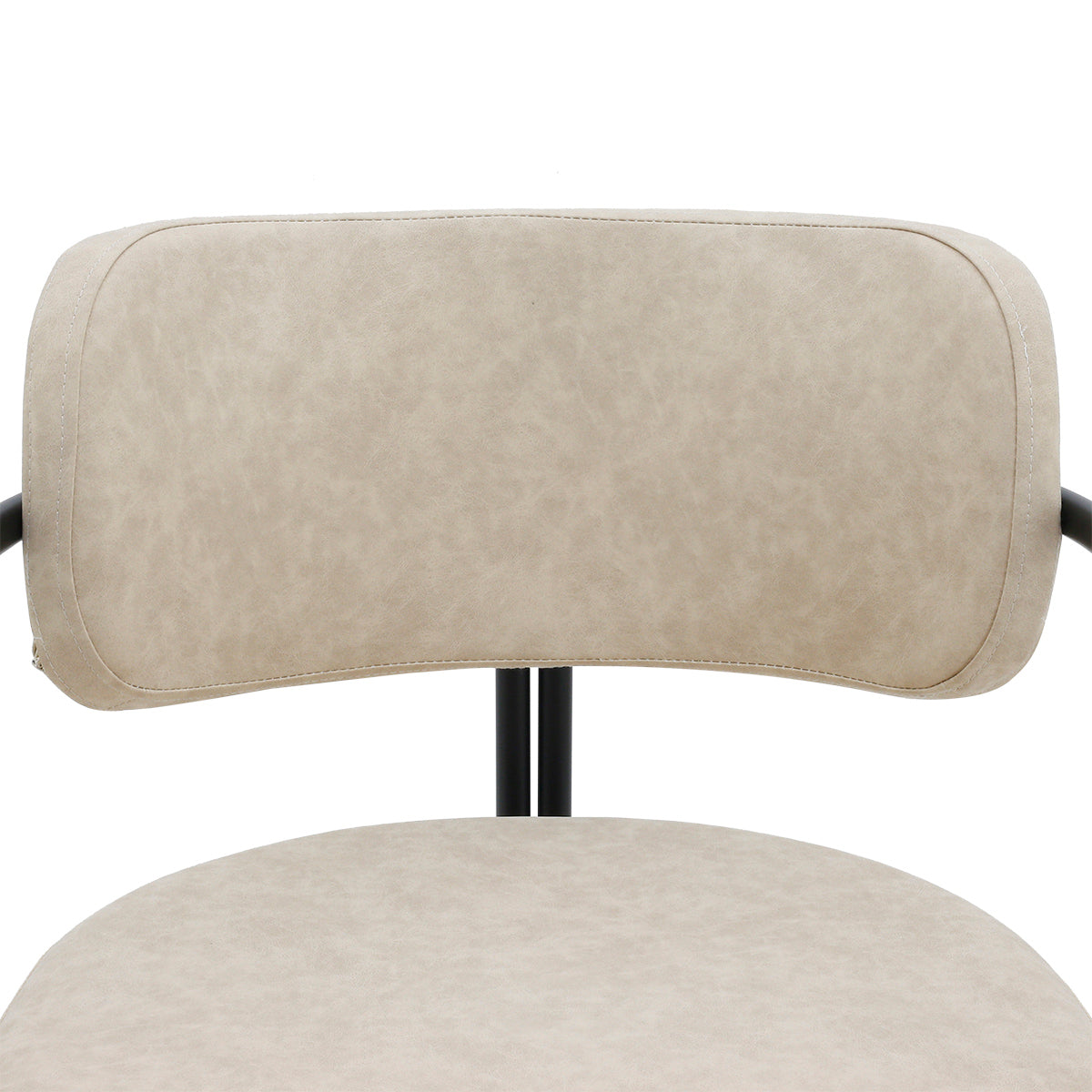 Charly Dining Chair – Beige Vegan Leather