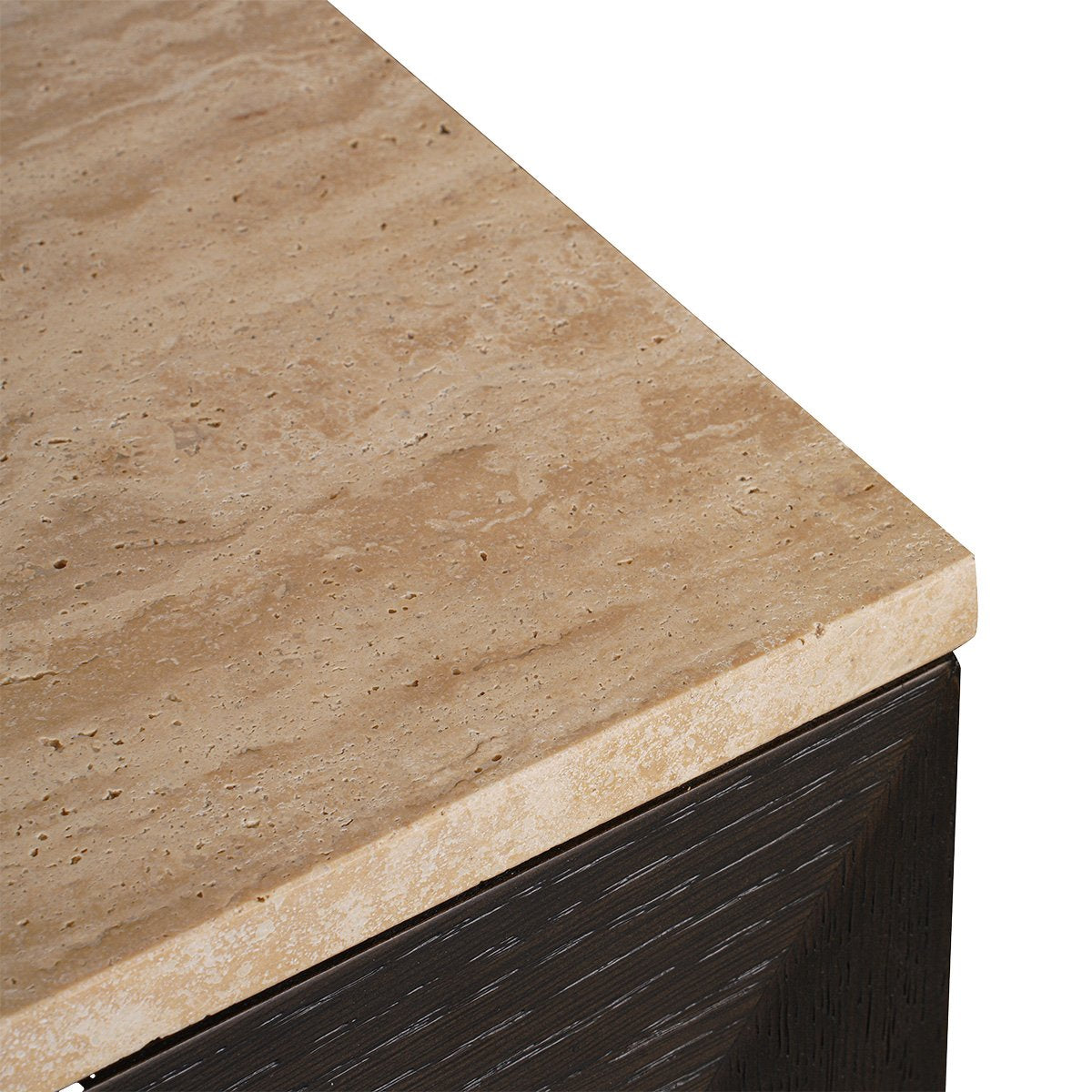 Benedict 170cm Smoked Oak Buffet - Travertine