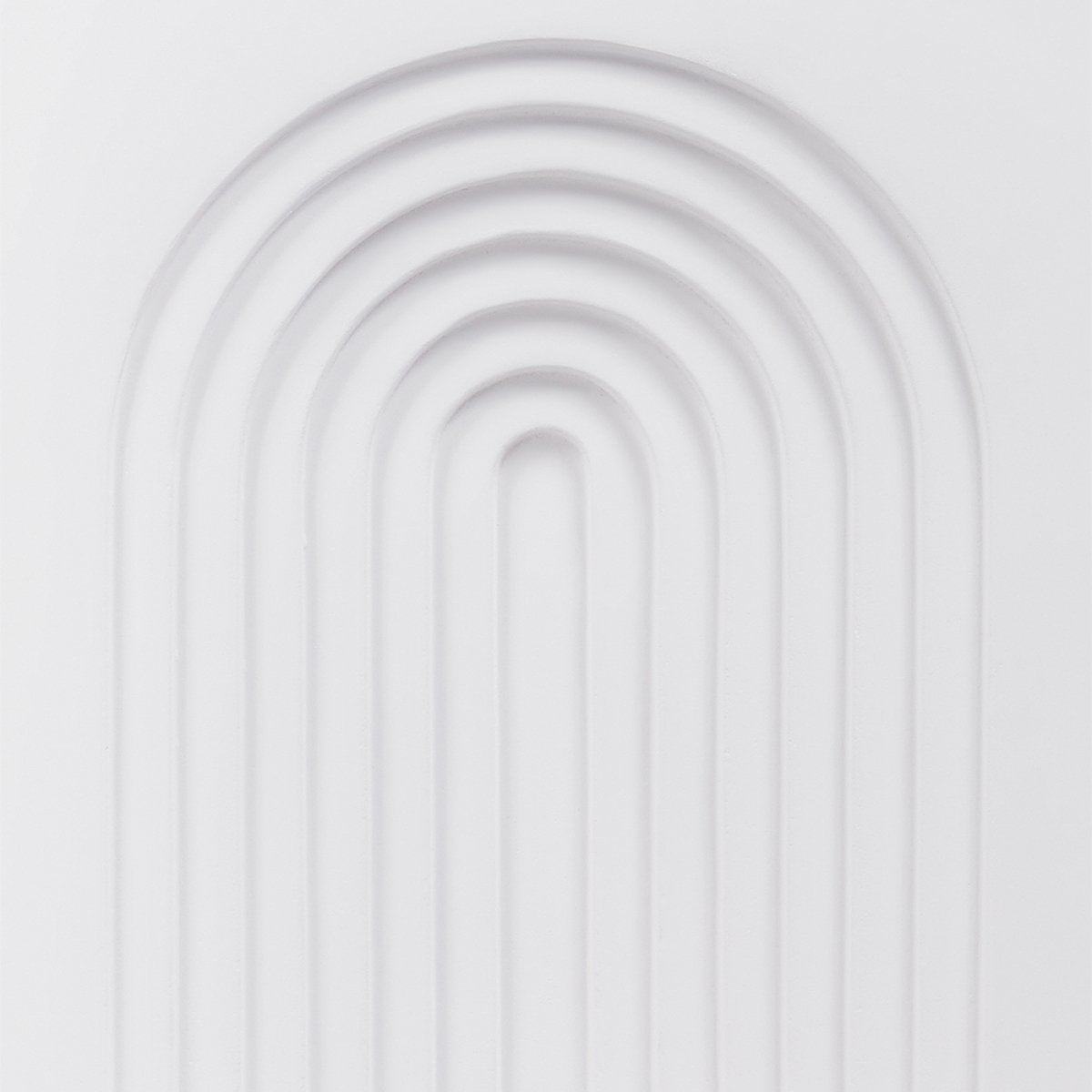 Arc Concrete Stool - White
