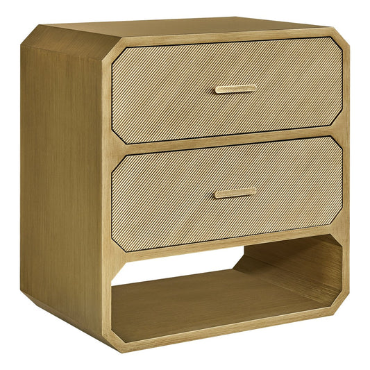 Anderson 2 Drawer Chest - Antique Gold