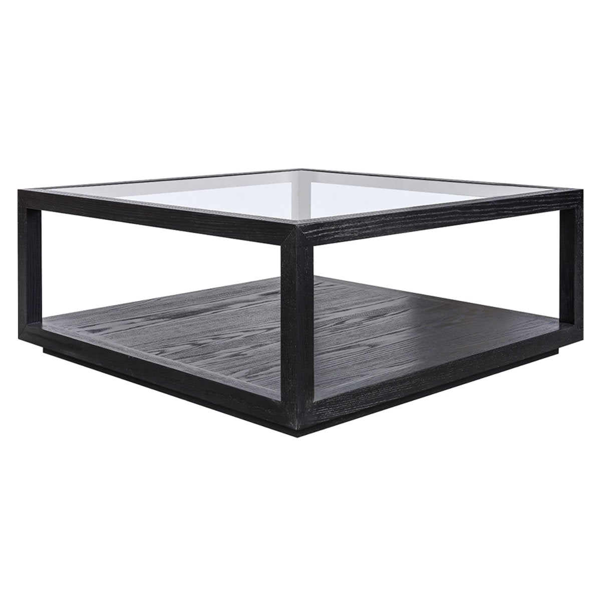 Sadie Oak Square Coffee Table - Black