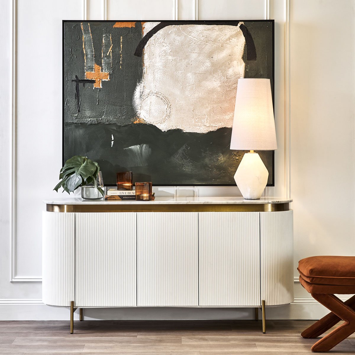 Demarco 160cm Buffet - White