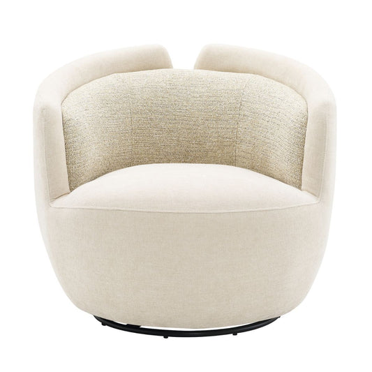 Pasadena Swivel Arm Chair - Ecru