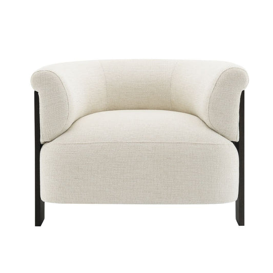 Arcadia Arm Chair - Ivory Chenille