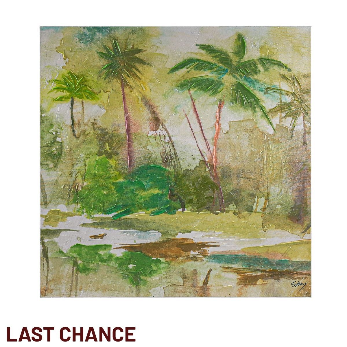 Calm Oasis Series I Enhanced Canvas Print