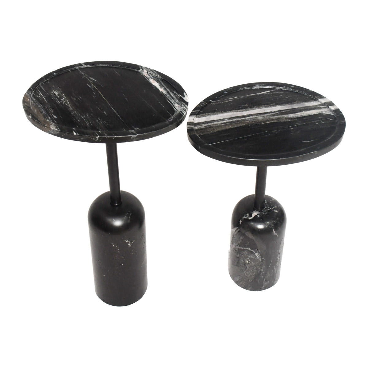 Solada Marble Cocktail Table - Small Black